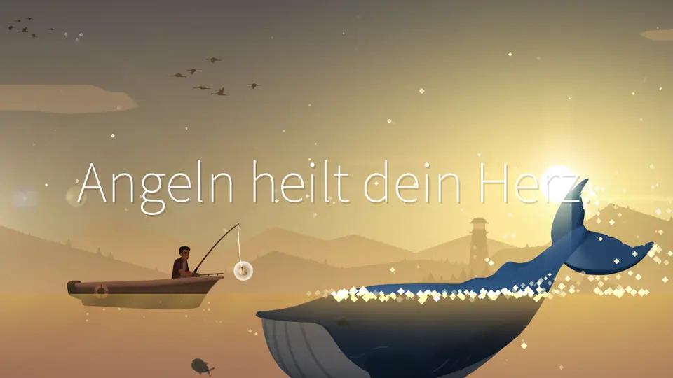 Angeln und Leben – Spielszene