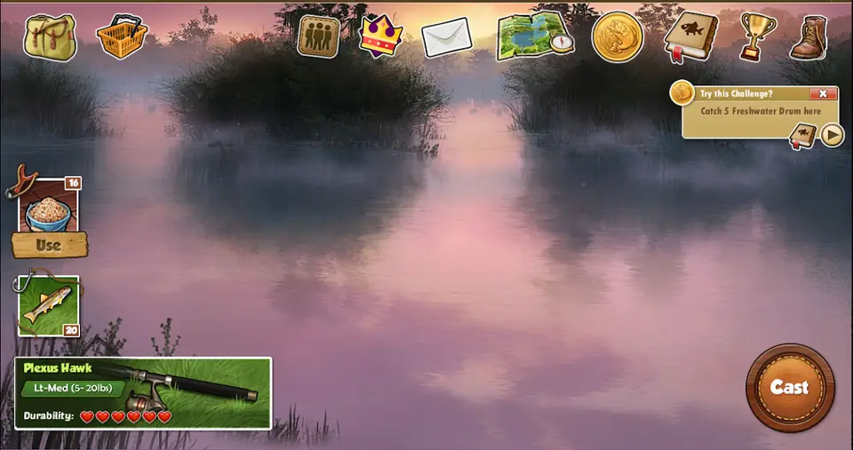 Fishing World – Spielszene